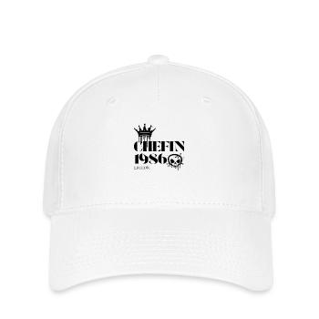 Chefin Edition 1986 – Lustiger Spruch - Flexfit Cap - Weiß - Vorne