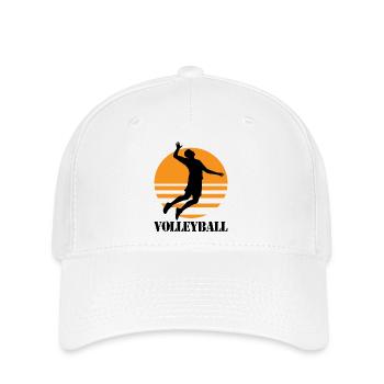 Volley-ball - Casquette Flexfit - blanc - Devant