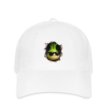 Oignons verts - Casquette Flexfit - blanc - Devant