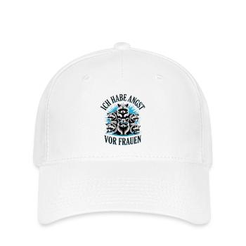 J’ai peur des femmes Bootleg de l’an 2000 - Casquette Flexfit - blanc - Devant