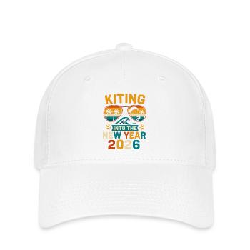 Entrer dans la nouvelle année 2026 - Casquette Flexfit - blanc - Devant