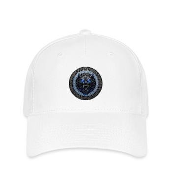 Helheim Creation /Mondwolf Runen Schild - Flexfit Cap - Weiß - Vorne