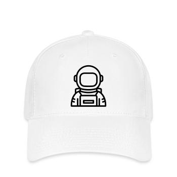 astronaute - Casquette Flexfit - blanc - Devant