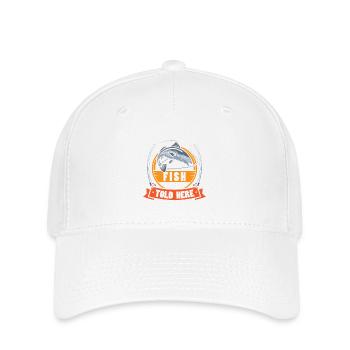 Angler Fischer Angeln Sportfischer - Flexfit Cap - Weiß - Vorne
