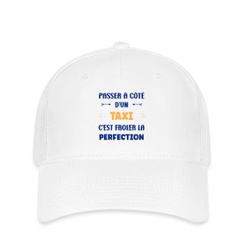 Taxi - Flexfit Cap - Weiß - Vorne