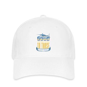 Angler Fischer Angeln Sportfischer - Flexfit Cap - Weiß - Vorne