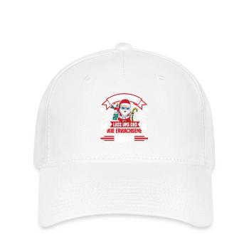Weihnachtsmann Weihnachtszeit Unartig Weihnachts - Flexfit Cap - Weiß - Vorne