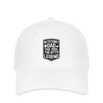 Nutritionist Dad The Idol Loves Nutrition Advice - Flexfit Cap - Weiß - Vorne