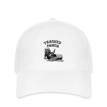Trashed Panda - Flexfit Cap - white - Front