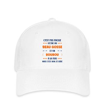 boubou - Flexfit Cap - white - Front