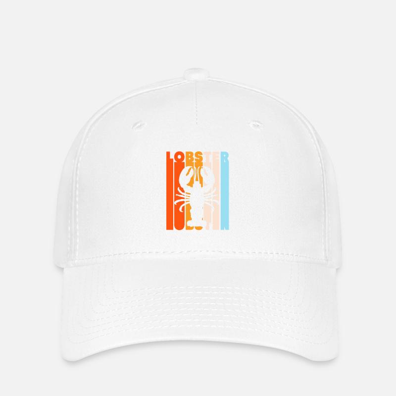 Lobster Seafood Lobster Spiny Lobster - Flexfit Cap - white