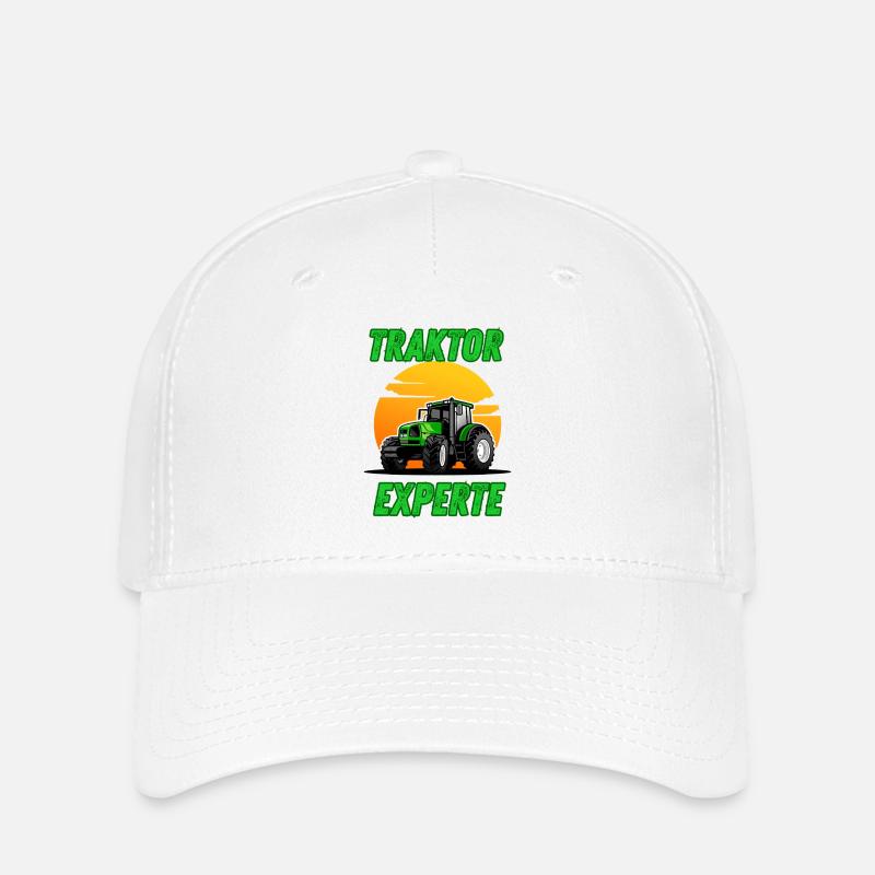 Traktor Experte - Flexfit Cap - Weiß