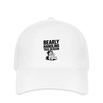 Bearly Handling This Season - Flexfit Cap - white - Front