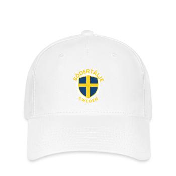 Swedish Shield Flag Logo - Flexfit Cap - white - Front