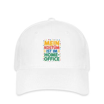 Le costume se trouve dans le bureau du carnaval du bureau principal - Casquette Flexfit - blanc - Devant
