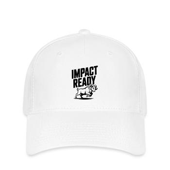 Aufgriffbereit - Flexfit Cap - Weiß - Vorne