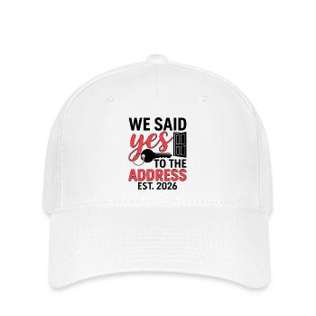 We Said Yes to The Address 2026 - Flexfit Cap - Weiß - Vorne