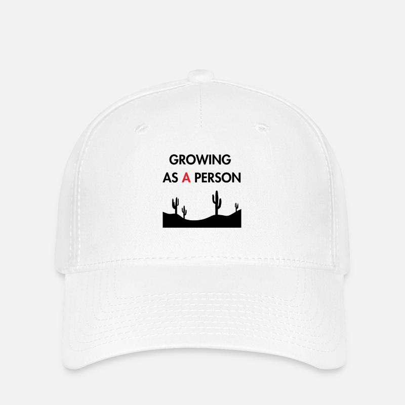 Growing as a person - Flexfit Cap - white