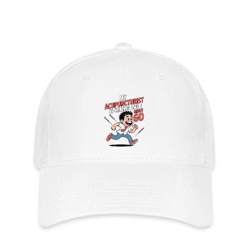 Acupuncture Médecine chinoise Santé - Casquette Flexfit - blanc - Devant