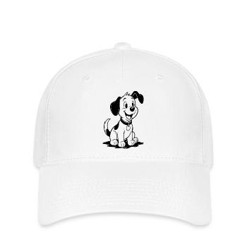 Dog Friendly Cartoon - Flexfit Cap - white - Front