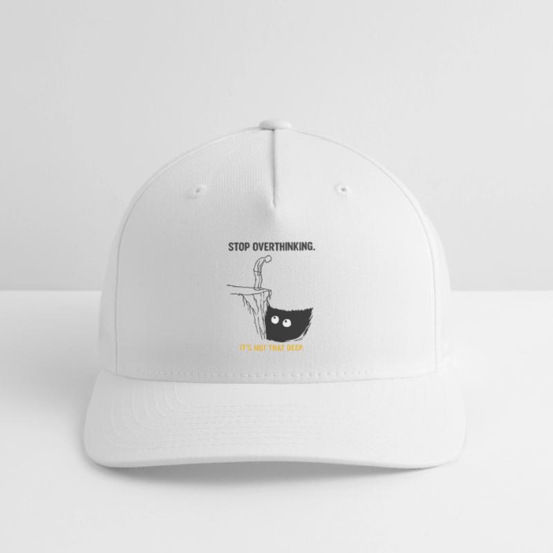 Stop Overthinking It's Not That Deep Sarcasm Flexfit Cap