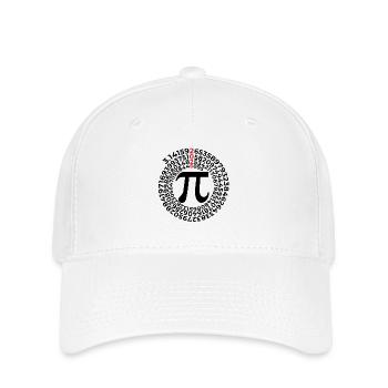 Jour Pi 2026 avec Spirale des Nombres | Numéro de district 3.1415 - Casquette Flexfit - blanc - Devant