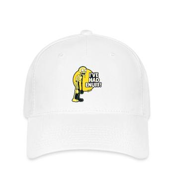 Skeleton Spell Enough Now - Flexfit Cap - white - Front