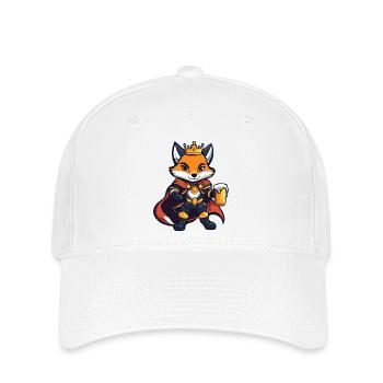 Fox Beer King - Flexfit Cap - white - Front
