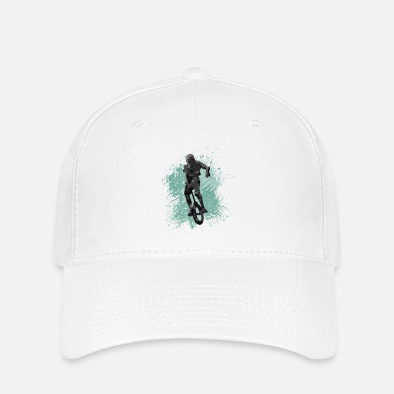 Kunstrad, Kunstradfahren, Hallenradsport - Flexfit Cap - Weiß