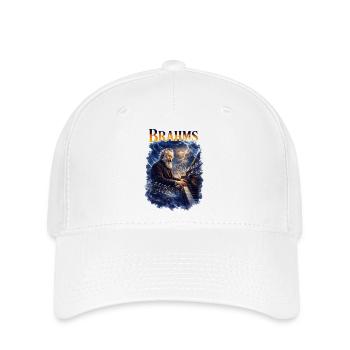 Tempête de piano de Brahms - Casquette Flexfit - blanc - Devant