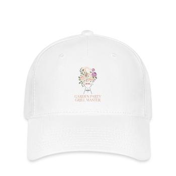Motif barbecue floral Garden Party Master pour barbecue floral - Casquette Flexfit - blanc - Devant