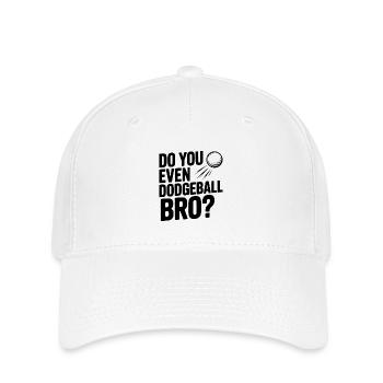 Tu fais même du ballon au prisonnier, mec ? - Casquette Flexfit - blanc - Devant