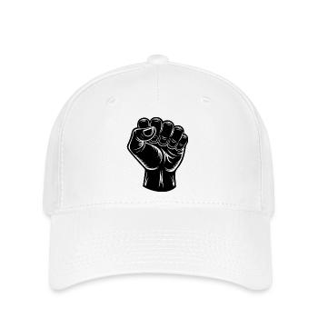 Clenched Fist - Flexfit Cap - white - Front