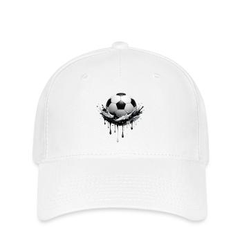 Dripping Football - Flexfit Cap - white - Front