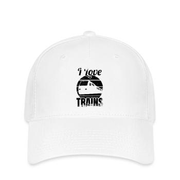 Railway lovers - Flexfit Cap - white - Front