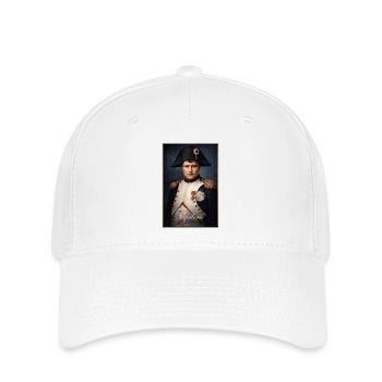 Uniforme militaire du portrait de Napoléon - Casquette Flexfit - blanc - Devant