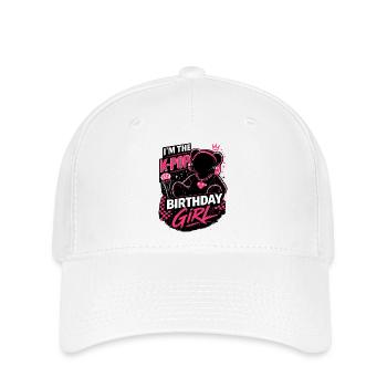 I'm The K Pop Birthday Girl - Flexfit Cap - Weiß - Vorne