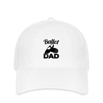 Ballet Dad - Flexfit Cap - white - Front