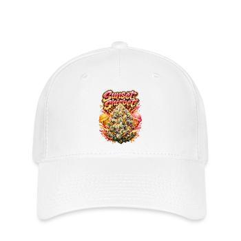 Sunset Sherbet Graffiti-Kunstdruck - Flexfit Cap - Weiß - Vorne