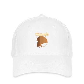Hebamme - Flexfit Cap - Weiß - Vorne