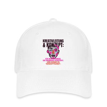 Brutalismus Truth Architektur Design - Flexfit Cap - Weiß - Vorne