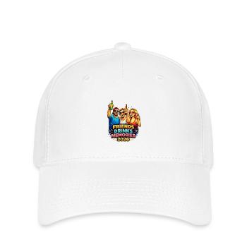Amis boire des souvenirs 2026 - Casquette Flexfit - blanc - Devant