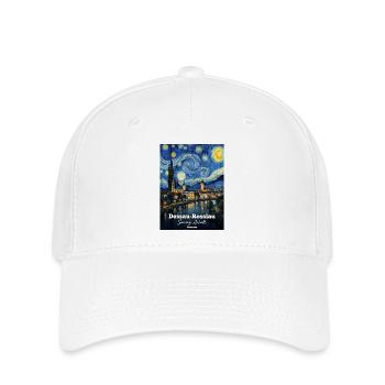 Dessau-Roßlau, Allemagne, paysage urbain étoilé - Casquette Flexfit - blanc - Devant