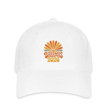 Bahamas Retro Sunburst 2026 - Flexfit Cap - white - Front