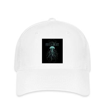 Jellyfish Ocean Jellyfish Flowy Soft Ocean Marine - Flexfit Cap - white - Front