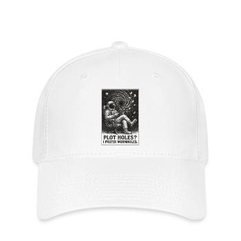 Des incohérences dans l’intrigue ? Chers trous de ver | Science-fiction - Casquette Flexfit - blanc - Devant