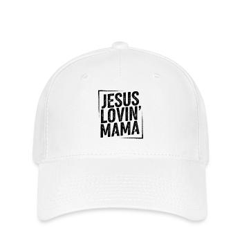 Jesus liebende Mutter Jesus loving Mama Muttertag - Flexfit Cap - Weiß - Vorne