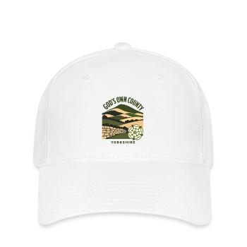 Yorkshire God's Own County Dales Pride - Flexfit Cap - white - Front