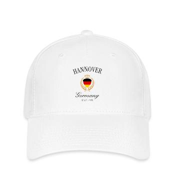 Hannover Wappen Krone – Reise Design Souvenir - Flexfit Cap - Weiß - Vorne