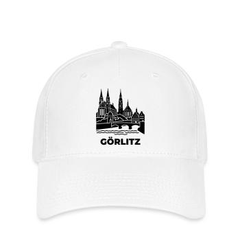 Görlitz Silhouette Wahrzeichen - Flexfit Cap - Weiß - Vorne